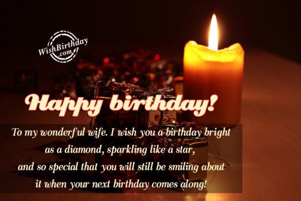 Happy Birthday To My Wonderful Wife-wb603