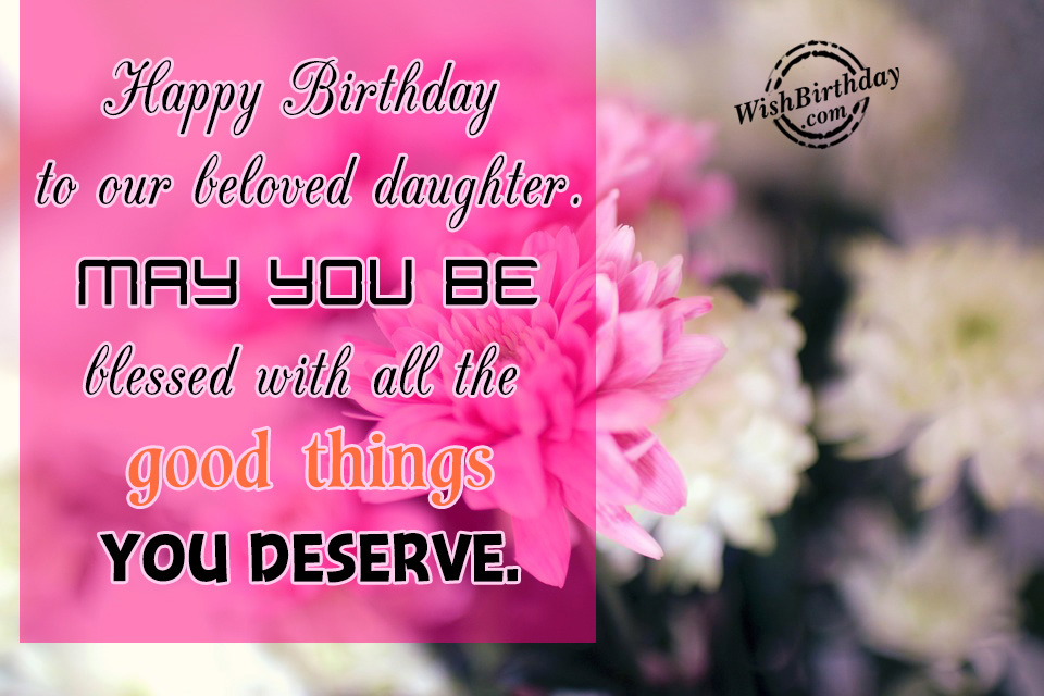 Birthday Wishes For Daughter - Birthday Images, Pictures
