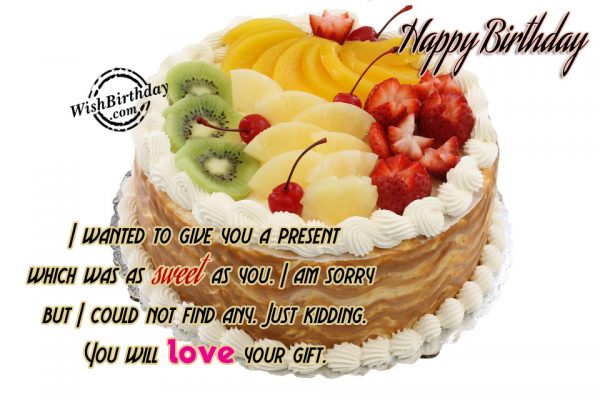 You Will Love Your Gift - Happy Birthday-WB10