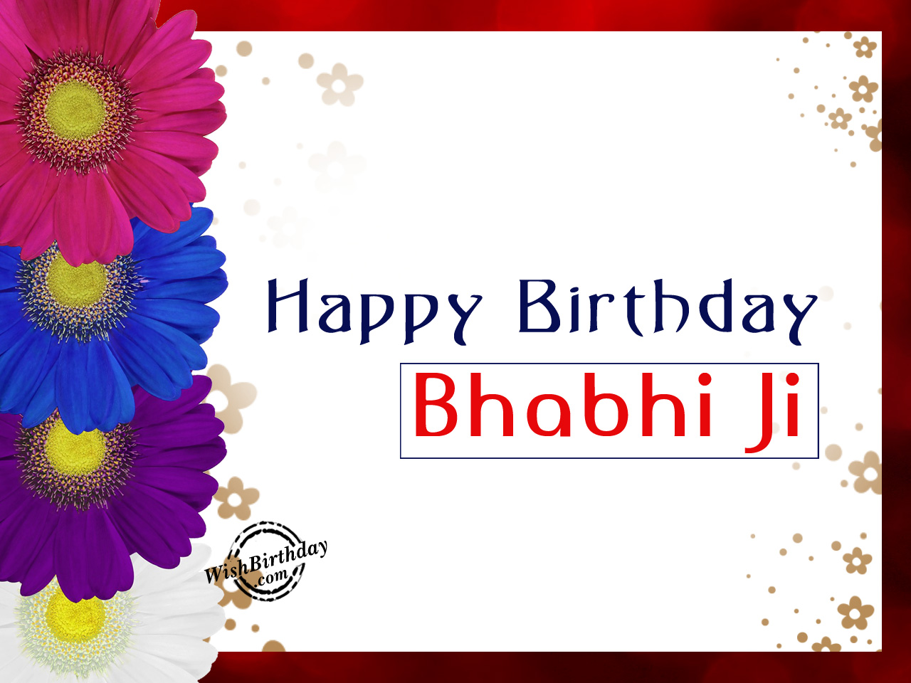 Janmdin ke is shubh avsar par, Happy Birthday Bhabi ji - Birthday ...