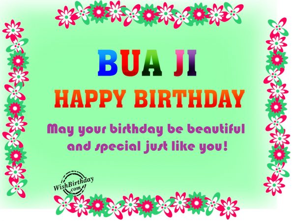 May your birthday be beautiful like you,Happy Birthday Bue Ji