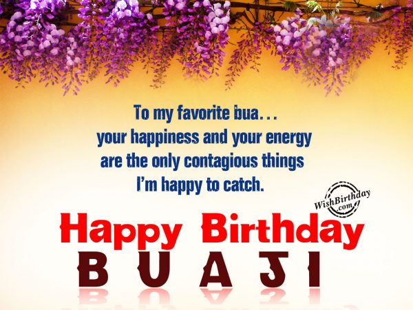 To my favorite bua ,Happy Birthday