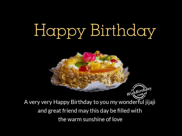 To the wonderful Jija Ji, Happy Birthday