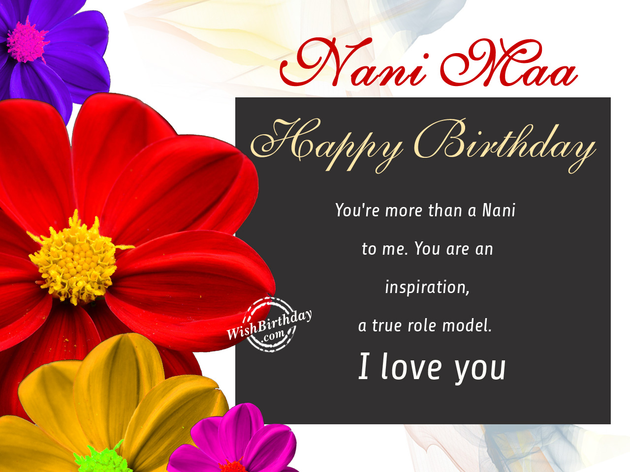 You are more than nani, Happy Birthday - Birthday Wishes, Happy ...
