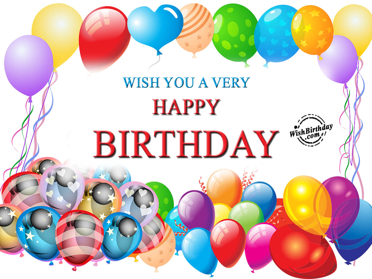 Free Happy Birthday Wishes Images - Printable Templates