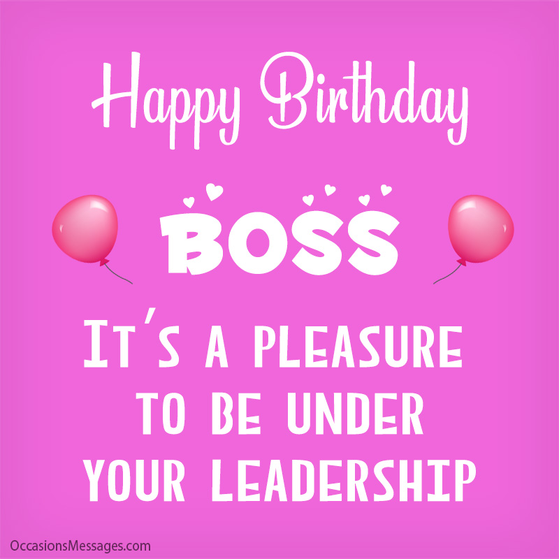 Boss Happy Birthday Image