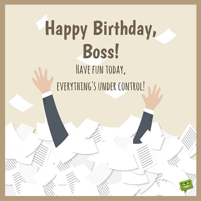 Happy Birthday Boss Greeting Picture
