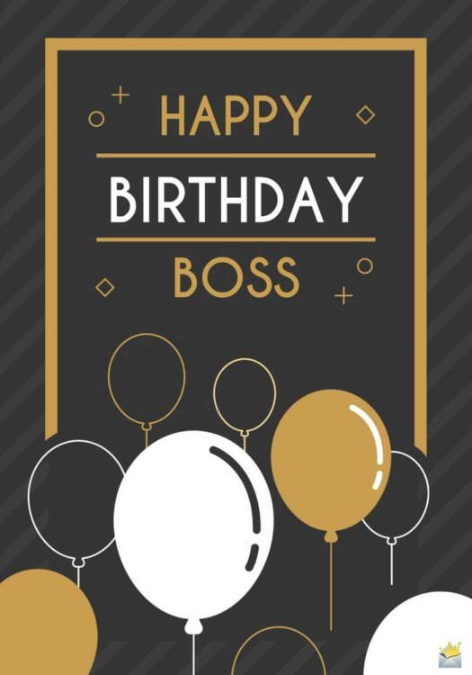 Happy Birthday Boss Wish Image