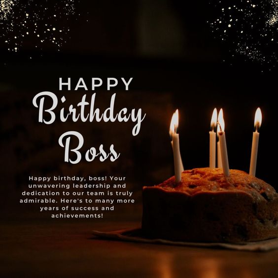Happy Birthday Boss Wish Photo