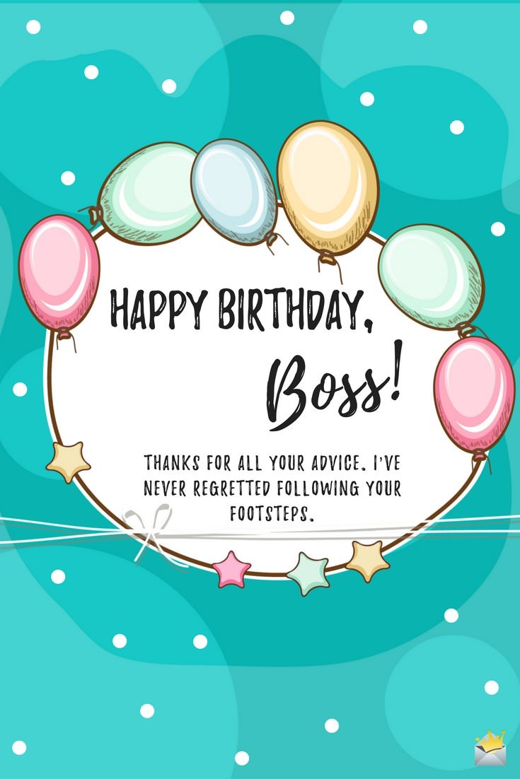 Happy Birthday To The Best Boss Status